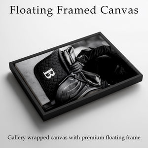 Majestic Horse Equestrian Framed Canvas Wall Art, Black and White Saddle Print, Luxury Horse Riding Decor
